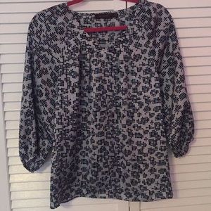 The Limited blue top